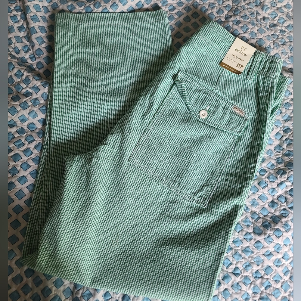Brixton Vancouver utility pant. Leprechaun super high waisted straight leg. - Picture 9 of 14